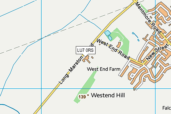 LU7 0RS map - OS VectorMap District (Ordnance Survey) LU7 0RS map - OS VectorMap District (Ordnance Survey)