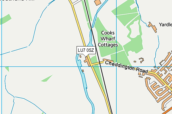 LU7 0SZ map - OS VectorMap District (Ordnance Survey) LU7 0SZ map - OS VectorMap District (Ordnance Survey)