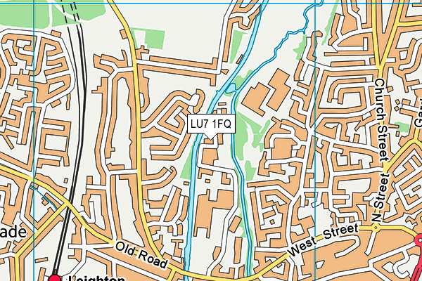 LU7 1FQ map - OS VectorMap District (Ordnance Survey) LU7 1FQ map - OS VectorMap District (Ordnance Survey)