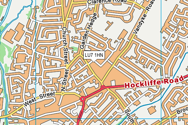 LU7 1HN map - OS VectorMap District (Ordnance Survey) LU7 1HN map - OS VectorMap District (Ordnance Survey)