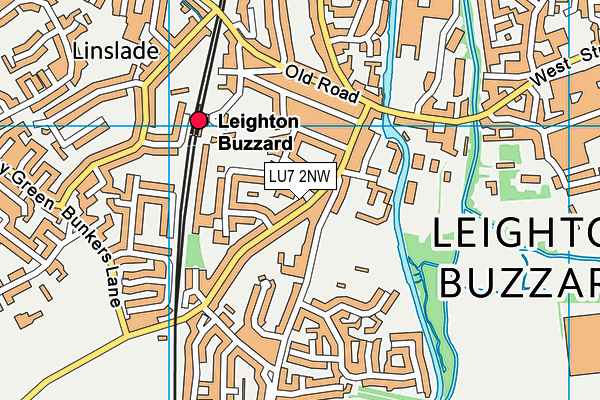 LU7 2NW map - OS VectorMap District (Ordnance Survey) LU7 2NW map - OS VectorMap District (Ordnance Survey)