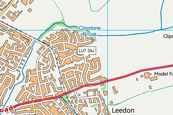 LU7 3AJ map - OS VectorMap District (Ordnance Survey) LU7 3AJ map - OS VectorMap District (Ordnance Survey)