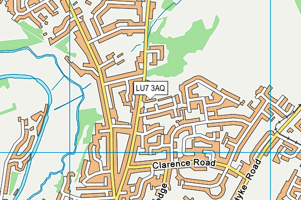 LU7 3AQ map - OS VectorMap District (Ordnance Survey) LU7 3AQ map - OS VectorMap District (Ordnance Survey)