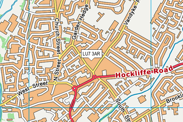 LU7 3AR map - OS VectorMap District (Ordnance Survey) LU7 3AR map - OS VectorMap District (Ordnance Survey)