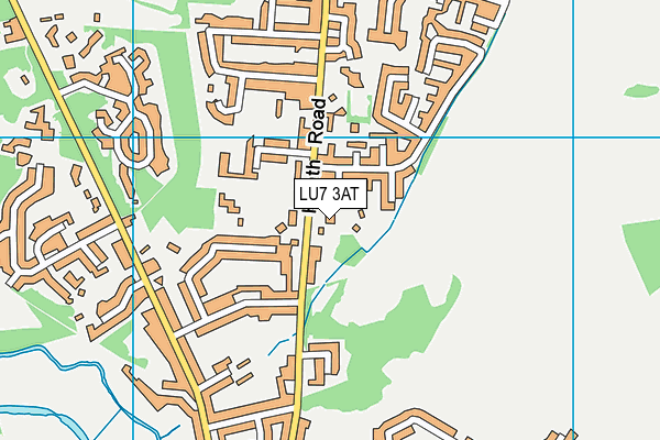 LU7 3AT map - OS VectorMap District (Ordnance Survey) LU7 3AT map - OS VectorMap District (Ordnance Survey)