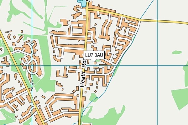 LU7 3AU map - OS VectorMap District (Ordnance Survey) LU7 3AU map - OS VectorMap District (Ordnance Survey)