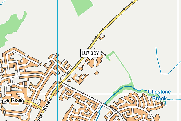 LU7 3DY map - OS VectorMap District (Ordnance Survey) LU7 3DY map - OS VectorMap District (Ordnance Survey)