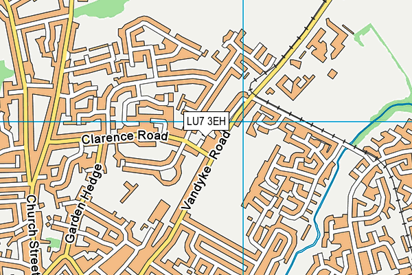 LU7 3EH map - OS VectorMap District (Ordnance Survey) LU7 3EH map - OS VectorMap District (Ordnance Survey)