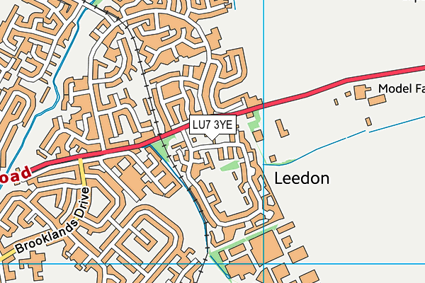 LU7 3YE map - OS VectorMap District (Ordnance Survey) LU7 3YE map - OS VectorMap District (Ordnance Survey)