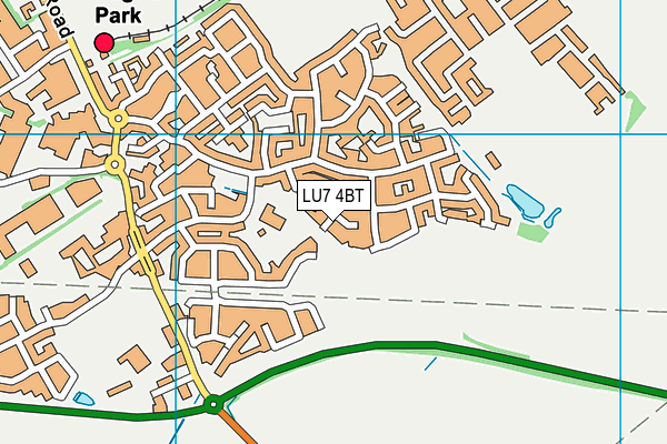 LU7 4BT map - OS VectorMap District (Ordnance Survey) LU7 4BT map - OS VectorMap District (Ordnance Survey)