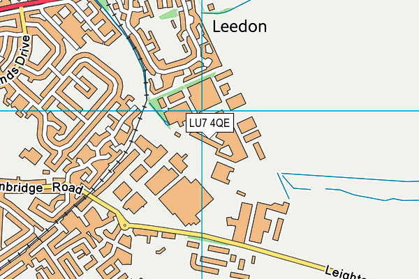 LU7 4QE map - OS VectorMap District (Ordnance Survey) LU7 4QE map - OS VectorMap District (Ordnance Survey)