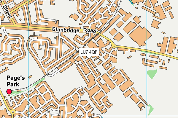 LU7 4QF map - OS VectorMap District (Ordnance Survey) LU7 4QF map - OS VectorMap District (Ordnance Survey)