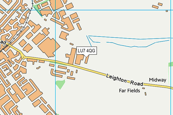 LU7 4QG map - OS VectorMap District (Ordnance Survey) LU7 4QG map - OS VectorMap District (Ordnance Survey)
