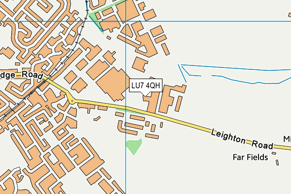 LU7 4QH map - OS VectorMap District (Ordnance Survey) LU7 4QH map - OS VectorMap District (Ordnance Survey)