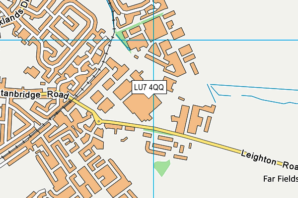 LU7 4QQ map - OS VectorMap District (Ordnance Survey) LU7 4QQ map - OS VectorMap District (Ordnance Survey)