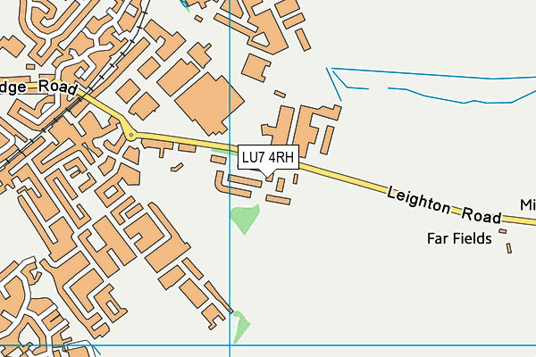LU7 4RH map - OS VectorMap District (Ordnance Survey) LU7 4RH map - OS VectorMap District (Ordnance Survey)