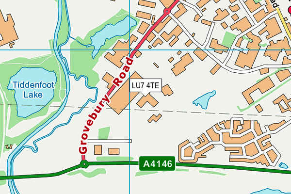 LU7 4TE map - OS VectorMap District (Ordnance Survey) LU7 4TE map - OS VectorMap District (Ordnance Survey)