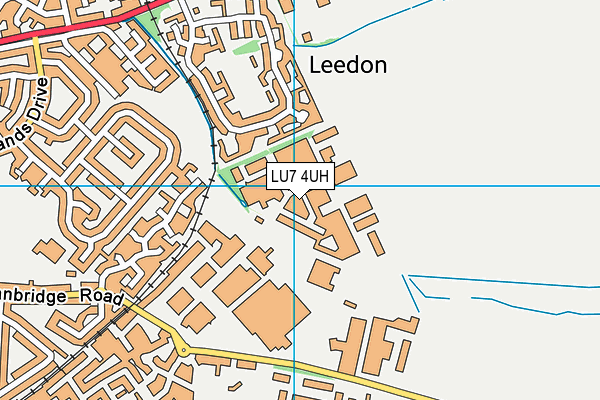 LU7 4UH map - OS VectorMap District (Ordnance Survey) LU7 4UH map - OS VectorMap District (Ordnance Survey)