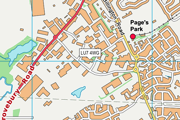 LU7 4WG map - OS VectorMap District (Ordnance Survey) LU7 4WG map - OS VectorMap District (Ordnance Survey)