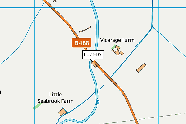 LU7 9DY map - OS VectorMap District (Ordnance Survey) LU7 9DY map - OS VectorMap District (Ordnance Survey)
