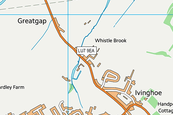 LU7 9EA map - OS VectorMap District (Ordnance Survey) LU7 9EA map - OS VectorMap District (Ordnance Survey)