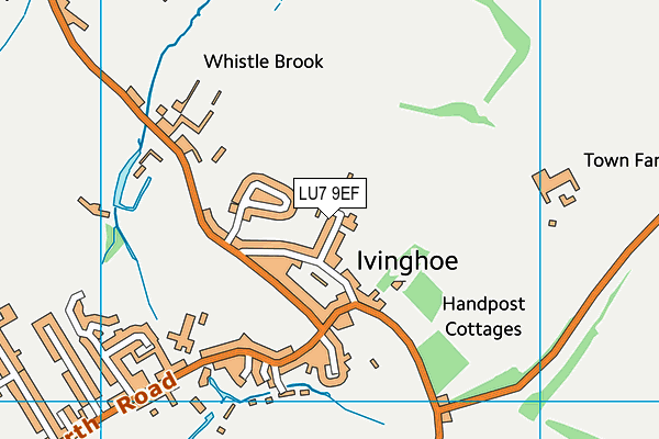 LU7 9EF map - OS VectorMap District (Ordnance Survey) LU7 9EF map - OS VectorMap District (Ordnance Survey)