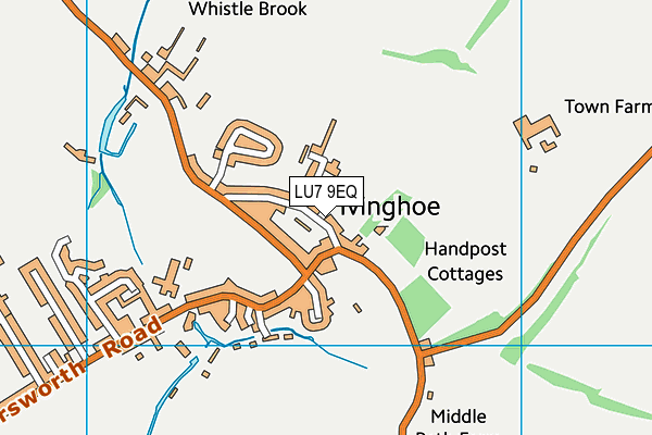 LU7 9EQ map - OS VectorMap District (Ordnance Survey) LU7 9EQ map - OS VectorMap District (Ordnance Survey)