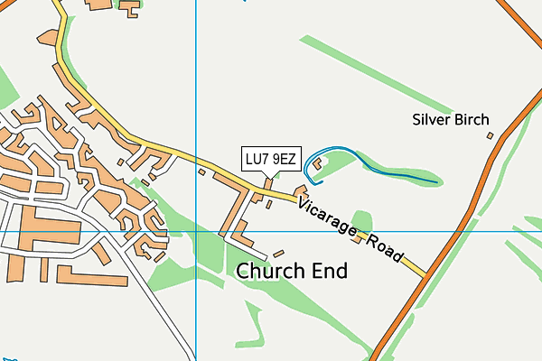 LU7 9EZ map - OS VectorMap District (Ordnance Survey) LU7 9EZ map - OS VectorMap District (Ordnance Survey)