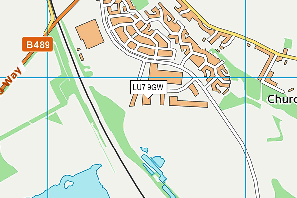 LU7 9GW map - OS VectorMap District (Ordnance Survey) LU7 9GW map - OS VectorMap District (Ordnance Survey)
