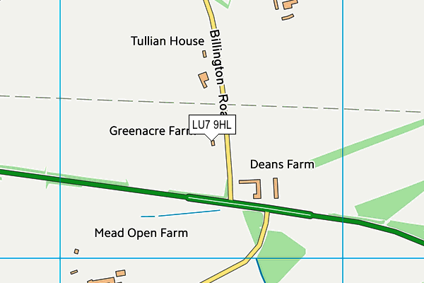 LU7 9HL map - OS VectorMap District (Ordnance Survey) LU7 9HL map - OS VectorMap District (Ordnance Survey)