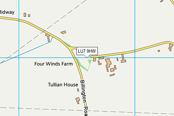 LU7 9HW map - OS VectorMap District (Ordnance Survey) LU7 9HW map - OS VectorMap District (Ordnance Survey)