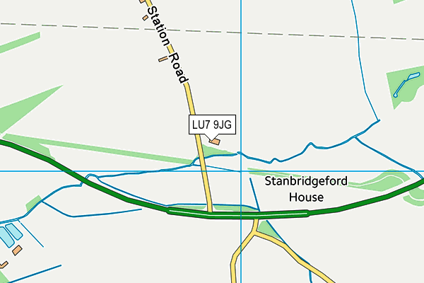 LU7 9JG map - OS VectorMap District (Ordnance Survey) LU7 9JG map - OS VectorMap District (Ordnance Survey)