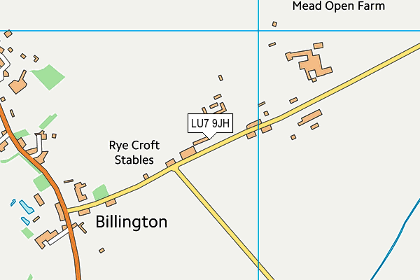 LU7 9JH map - OS VectorMap District (Ordnance Survey) LU7 9JH map - OS VectorMap District (Ordnance Survey)