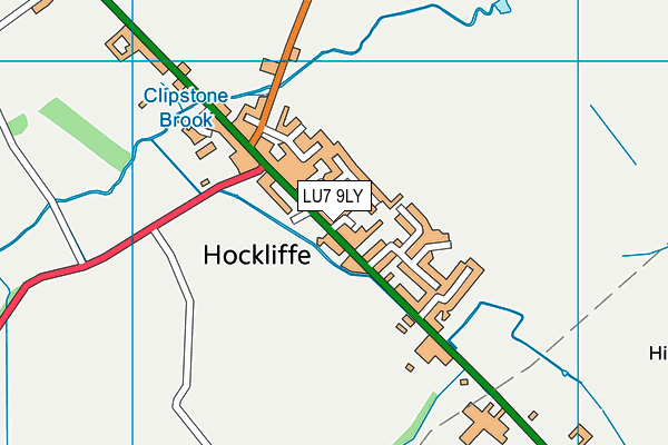 LU7 9LY map - OS VectorMap District (Ordnance Survey) LU7 9LY map - OS VectorMap District (Ordnance Survey)