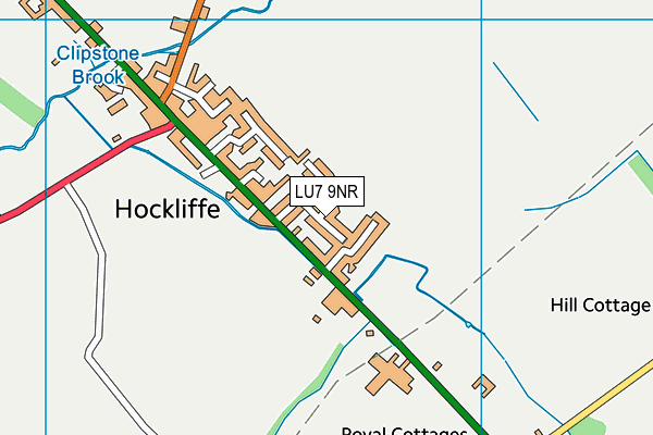 LU7 9NR map - OS VectorMap District (Ordnance Survey)