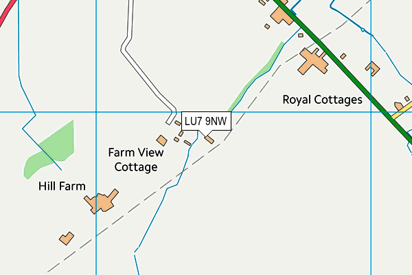 LU7 9NW map - OS VectorMap District (Ordnance Survey) LU7 9NW map - OS VectorMap District (Ordnance Survey)