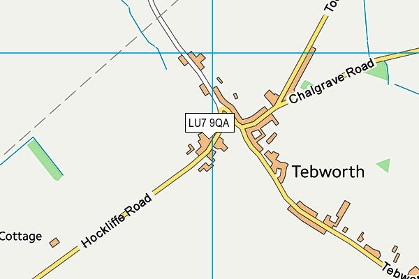 LU7 9QA map - OS VectorMap District (Ordnance Survey) LU7 9QA map - OS VectorMap District (Ordnance Survey)
