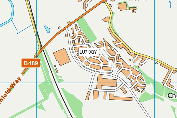 LU7 9QY map - OS VectorMap District (Ordnance Survey) LU7 9QY map - OS VectorMap District (Ordnance Survey)
