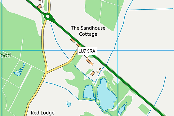 LU7 9RA map - OS VectorMap District (Ordnance Survey) LU7 9RA map - OS VectorMap District (Ordnance Survey)