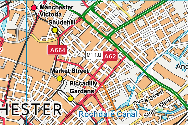 M1 1JJ map - OS VectorMap District (Ordnance Survey) M1 1JJ map - OS VectorMap District (Ordnance Survey)