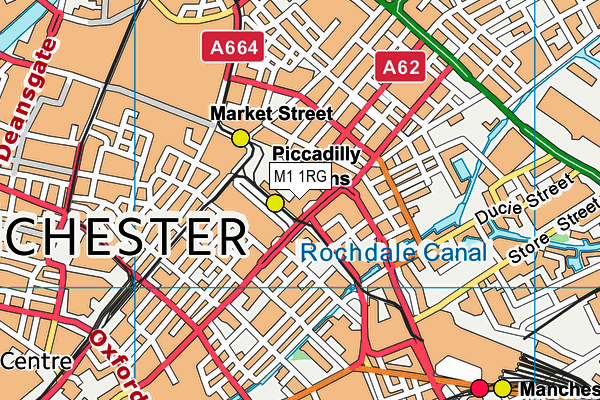 M1 1RG map - OS VectorMap District (Ordnance Survey) M1 1RG map - OS VectorMap District (Ordnance Survey)