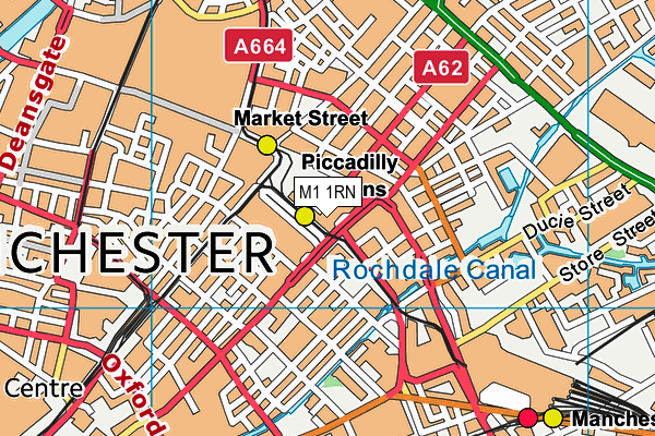 M1 1RN map - OS VectorMap District (Ordnance Survey) M1 1RN map - OS VectorMap District (Ordnance Survey)