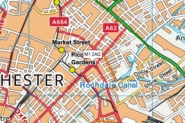 M1 2AQ map - OS VectorMap District (Ordnance Survey) M1 2AQ map - OS VectorMap District (Ordnance Survey)