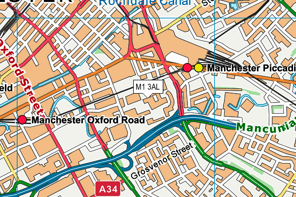 M1 3AL map - OS VectorMap District (Ordnance Survey) M1 3AL map - OS VectorMap District (Ordnance Survey)