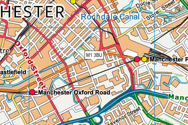 M1 3BU map - OS VectorMap District (Ordnance Survey) M1 3BU map - OS VectorMap District (Ordnance Survey)
