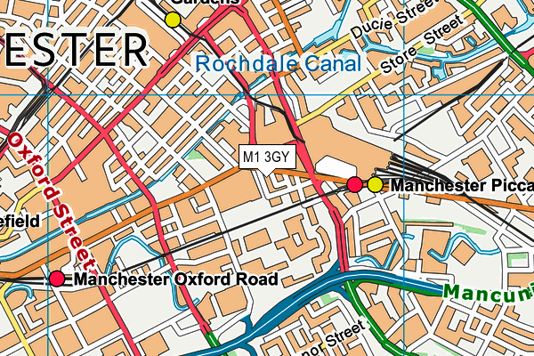 M1 3GY map - OS VectorMap District (Ordnance Survey) M1 3GY map - OS VectorMap District (Ordnance Survey)