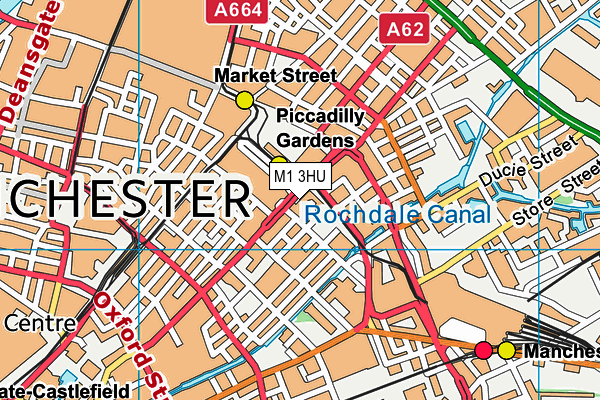 M1 3HU map - OS VectorMap District (Ordnance Survey) M1 3HU map - OS VectorMap District (Ordnance Survey)