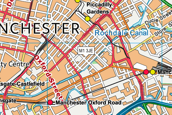 M1 3JE map - OS VectorMap District (Ordnance Survey) M1 3JE map - OS VectorMap District (Ordnance Survey)