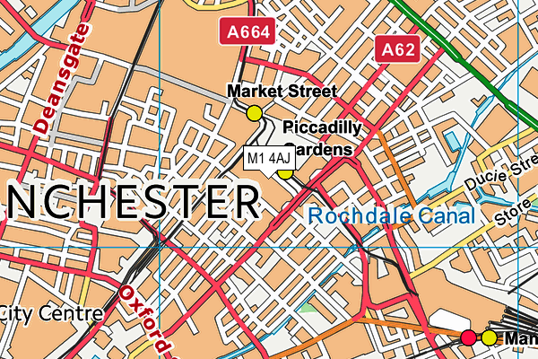 M1 4AJ map - OS VectorMap District (Ordnance Survey) M1 4AJ map - OS VectorMap District (Ordnance Survey)