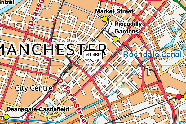 M1 4BP map - OS VectorMap District (Ordnance Survey) M1 4BP map - OS VectorMap District (Ordnance Survey)